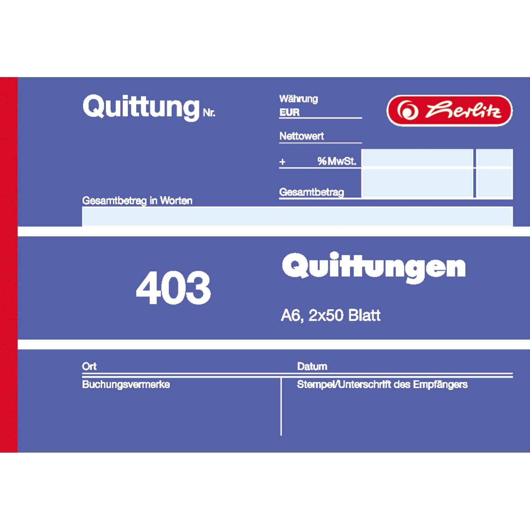 Herlitz Quittungsblock