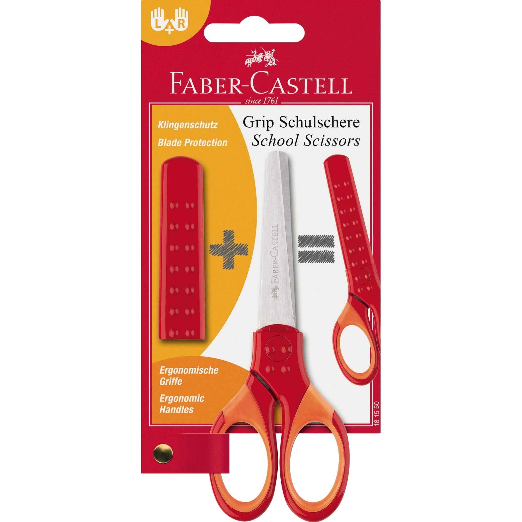 Faber-Castell Schulschere GRIP gerade 135 mm