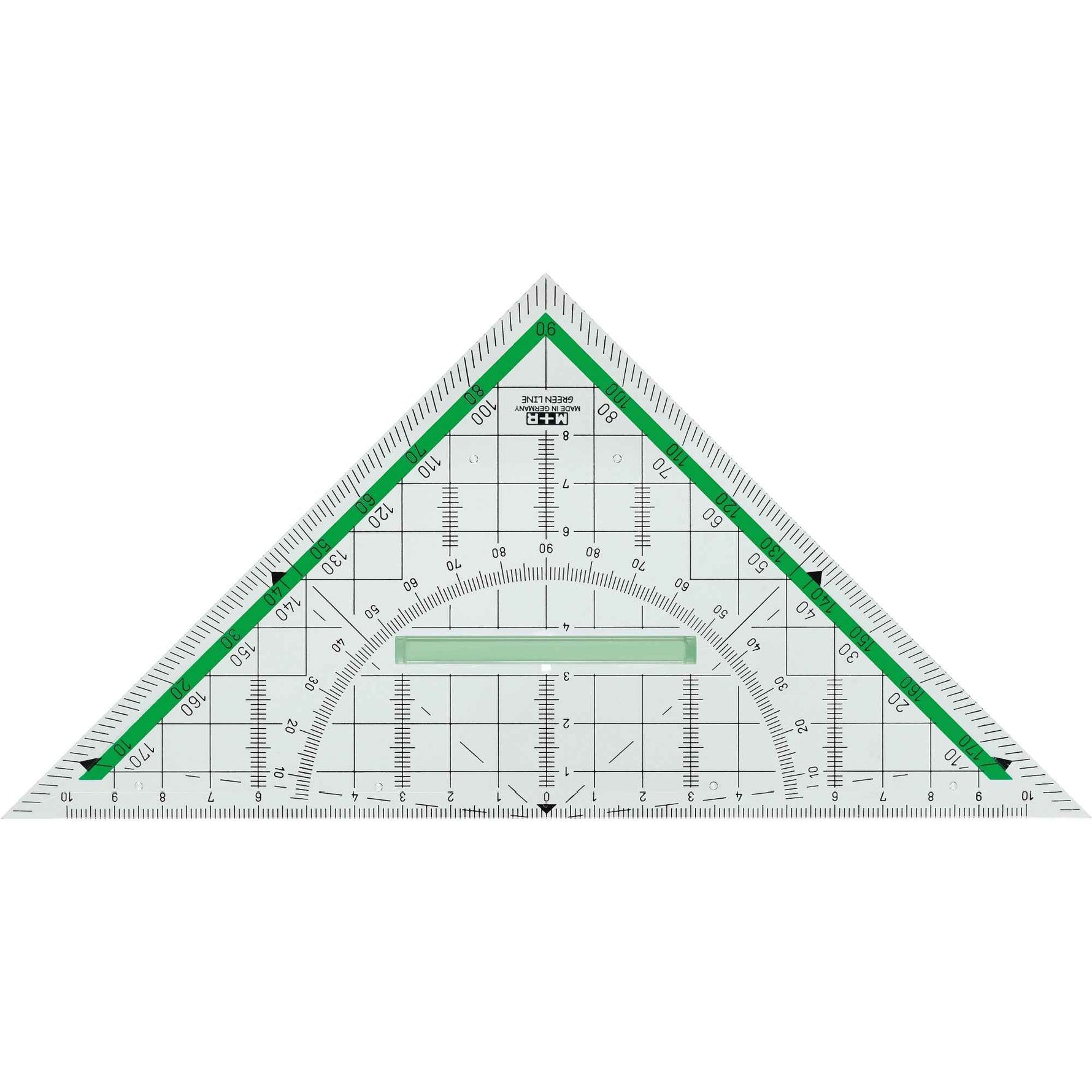 M+R Geometriedreieck GreenLine 23 cm