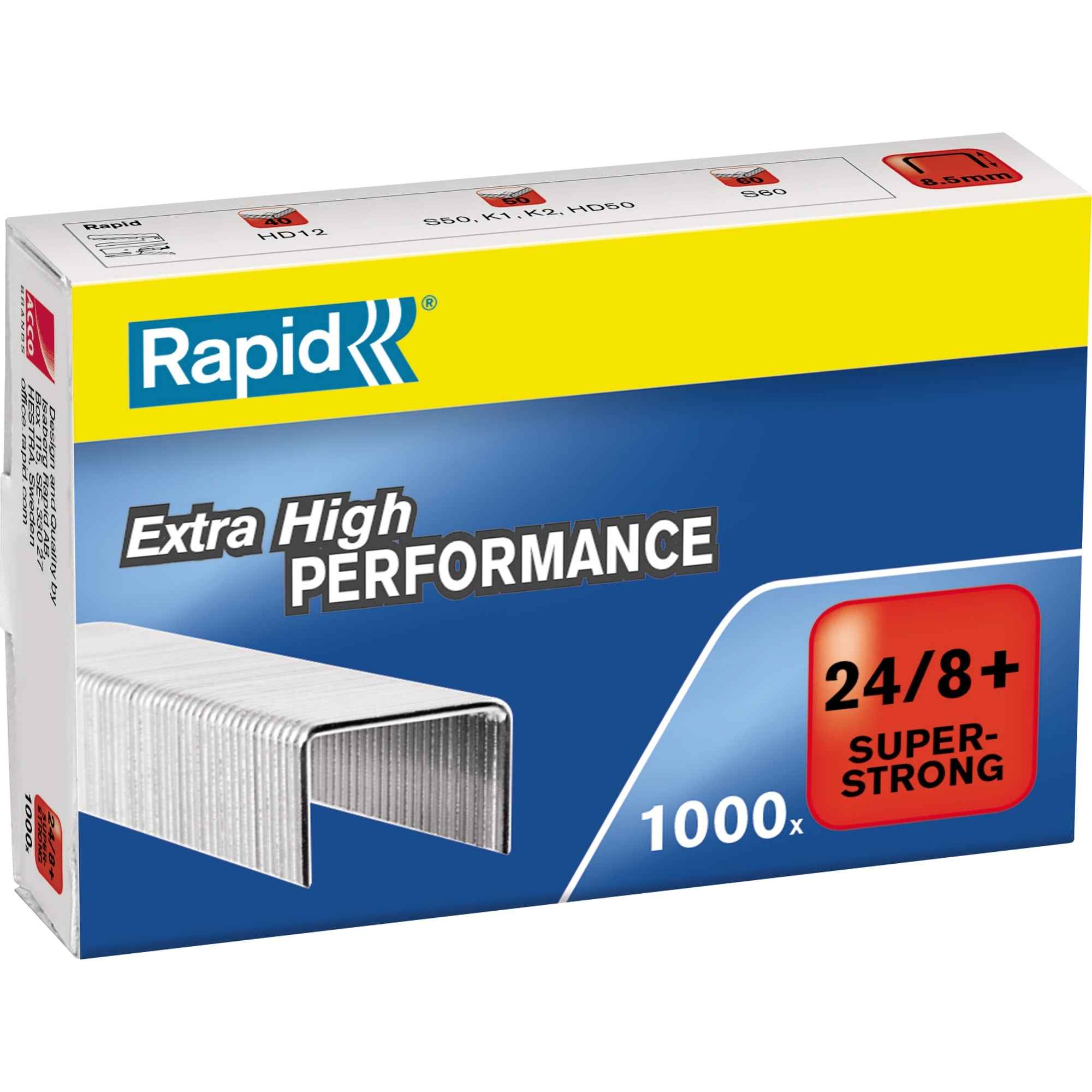 Rapid Heftklammer Super Strong 24/8+