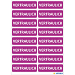 HERMA Hinweisetikett HOME 40 x 12 mm (B x H) VERTRAULICH