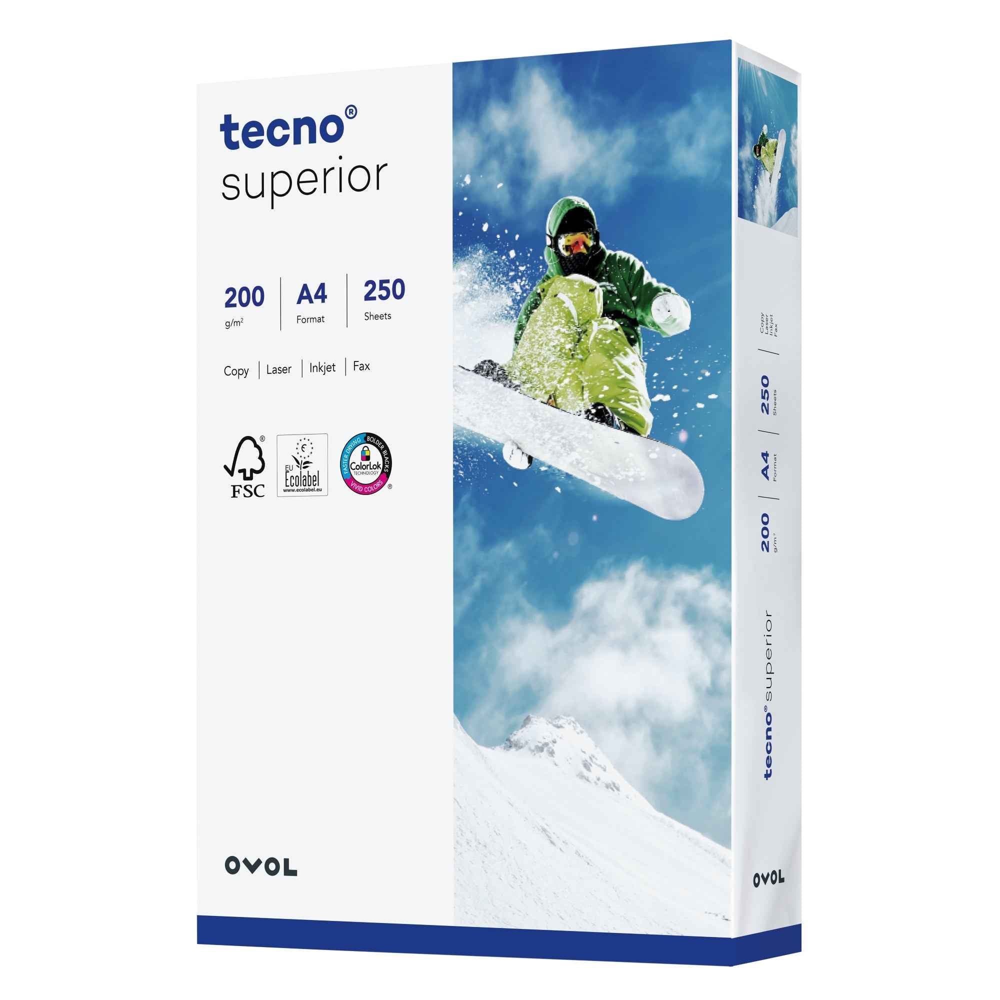 tecno Kopierpapier Superior DIN A4 250 Bl./Pack.