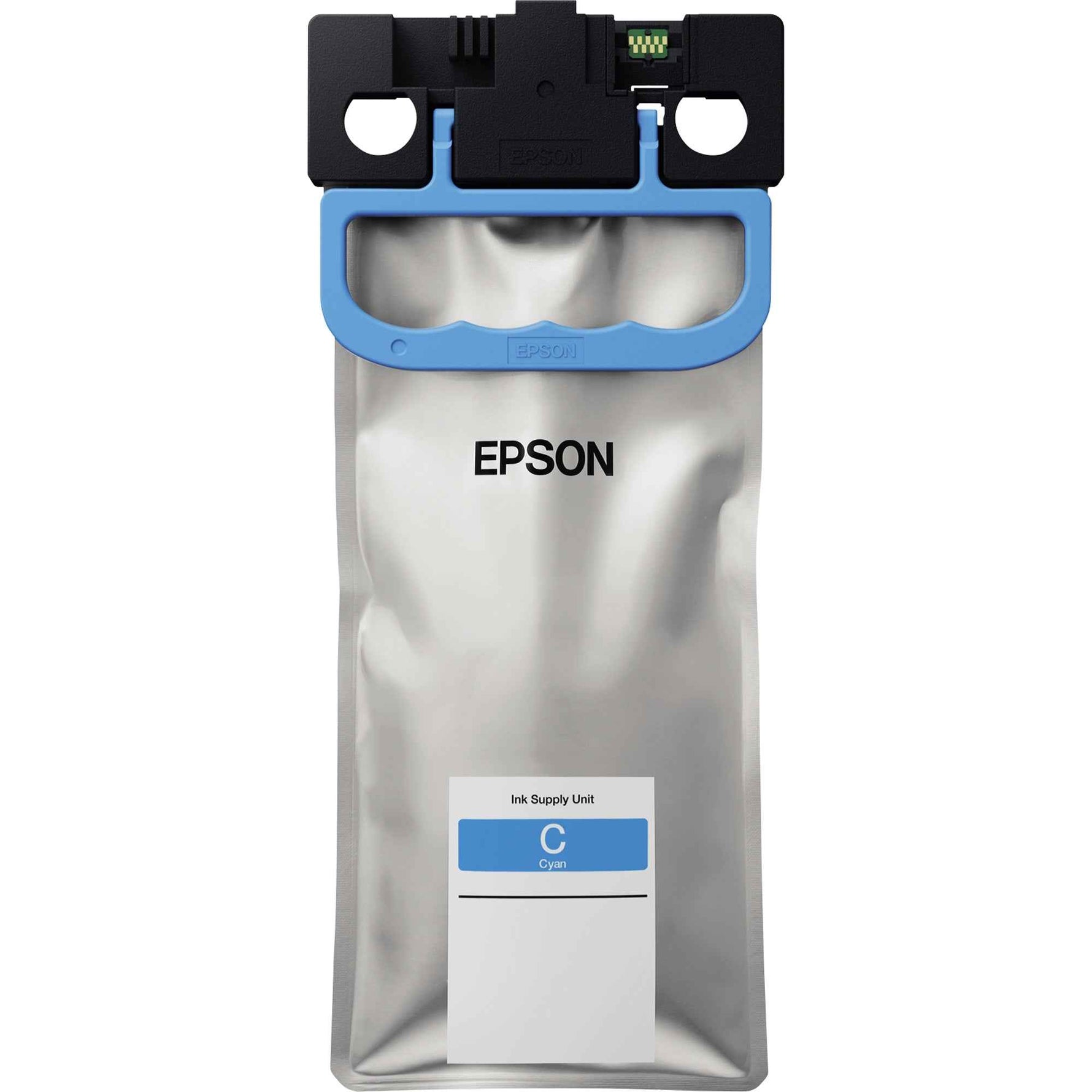 Epson Tintenpatrone T01D2 Cyan, Druckerzubehör für Farbdrucker, zeigt die Cyan-Tintenpatrone vor einem weißen Hintergrund