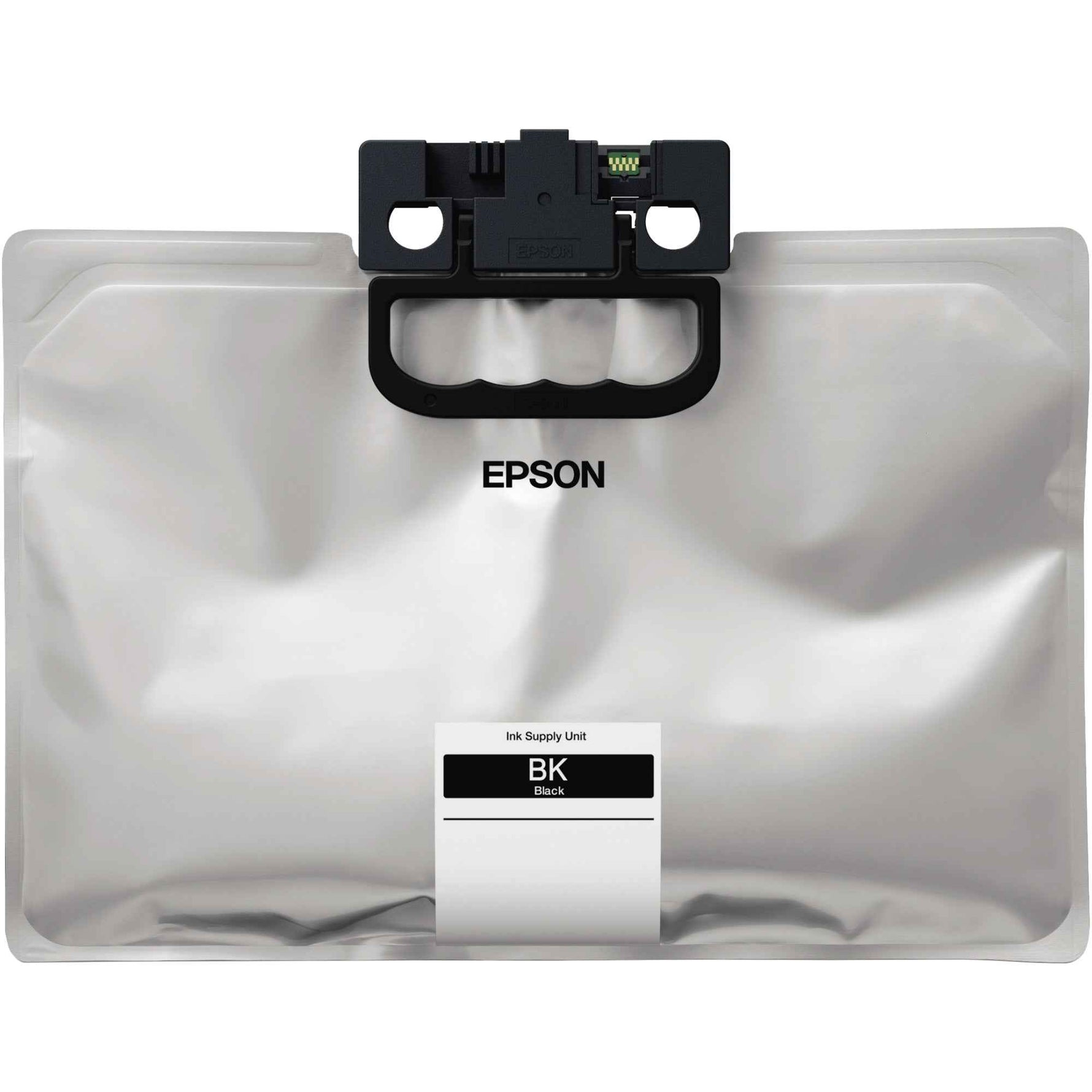 Epson Tintenpatrone T01D1 schwarz, original Tintenpatrone für Epson Drucker, zeigt die schwarze Tintenpatrone vor weißem Hintergrund