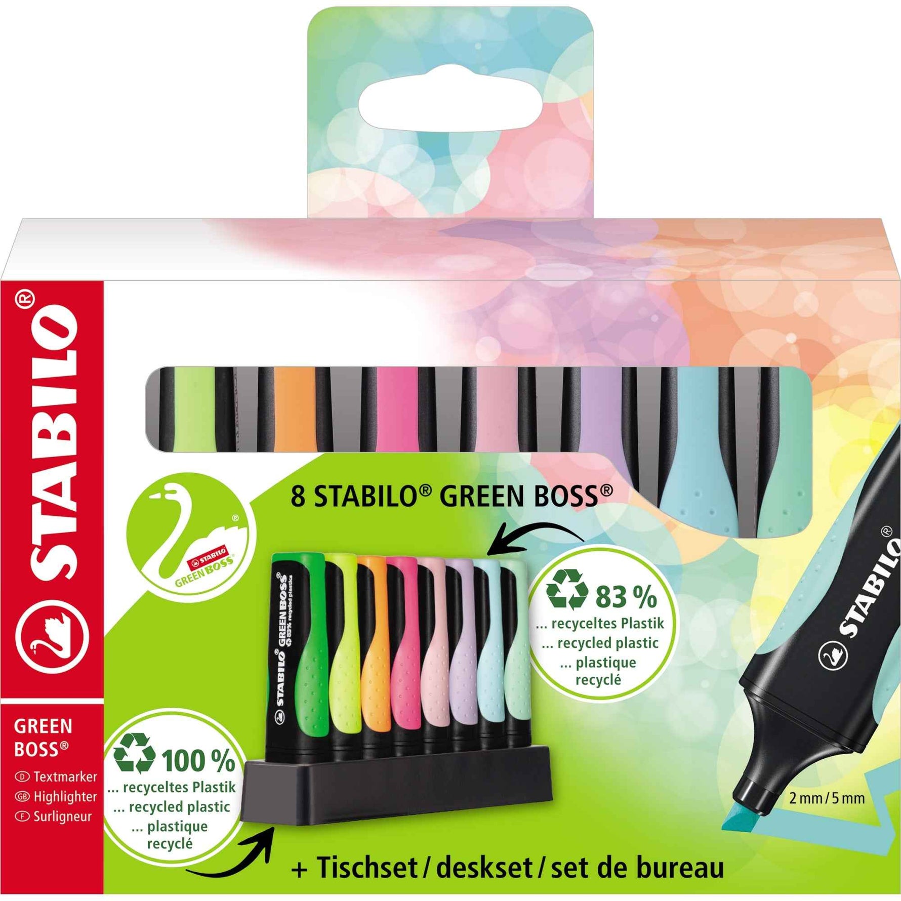 STABILO® Textmarker GREEN BOSS® 8 St./Pack.