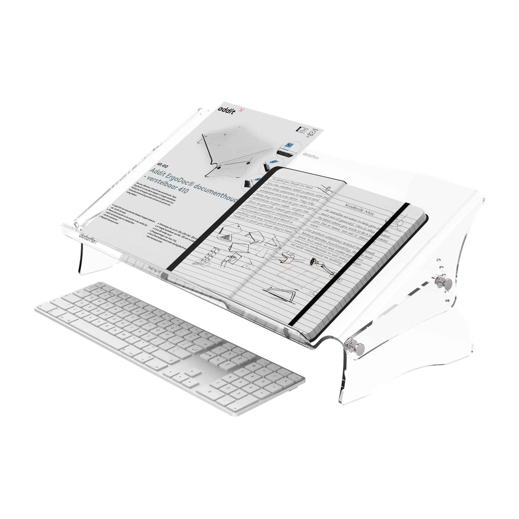 Dataflex Konzepthalter Addit ErgoDoc® 53,6 x 23,5 x 27,8 cm (B x H x T)