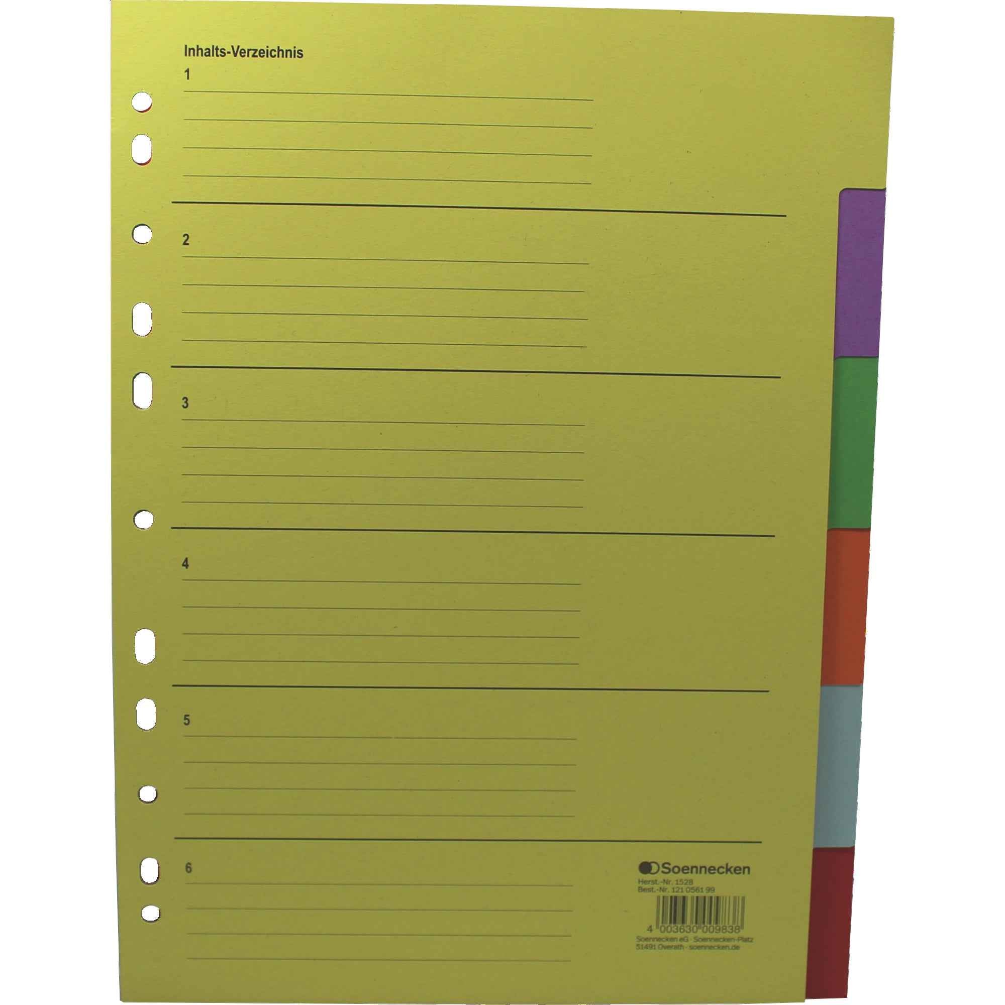 Soennecken Ordnerregister