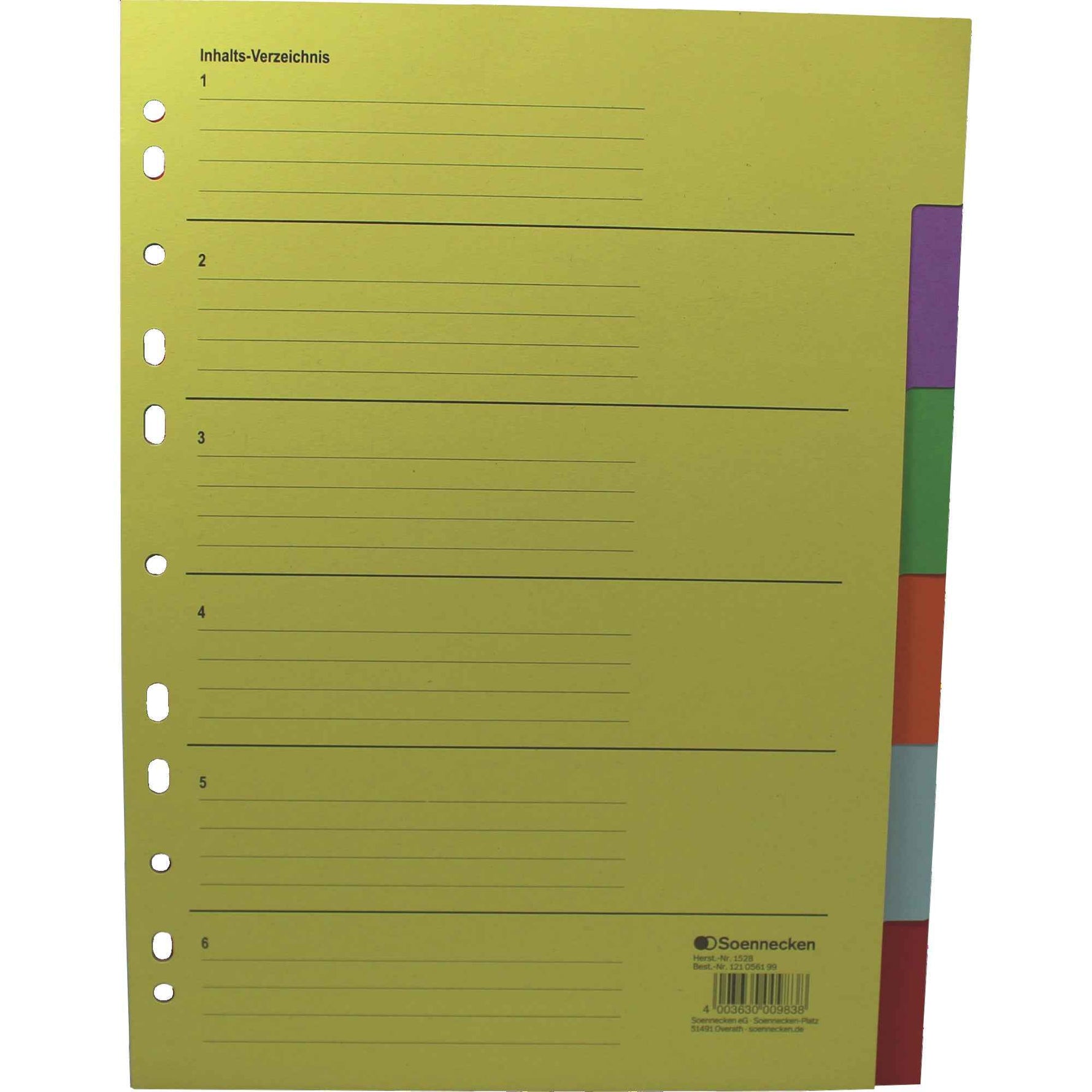 Soennecken Ordnerregister