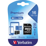 Verbatim Speicherkarte microSDHC 16 Gbyte