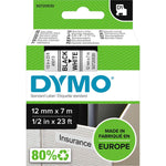 DYMO® Schriftbandkassette D1 12 mm x 7 m (B x L) weiß