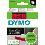 DYMO® Schriftbandkassette D1 12 mm x 7 m (B x L) rot