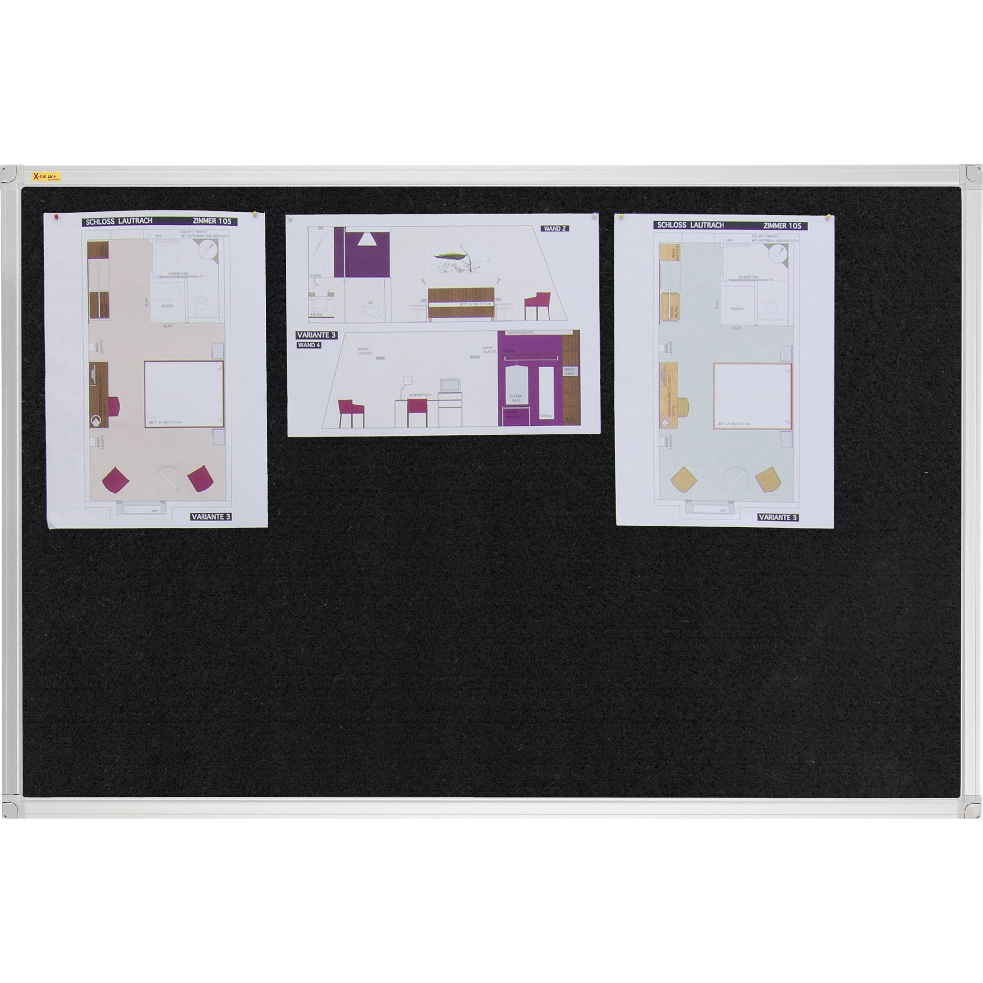 FRANKEN Pinnwand X-tra!Line 120 x 90 cm (B x H) - Wiepa Bürofachpartner