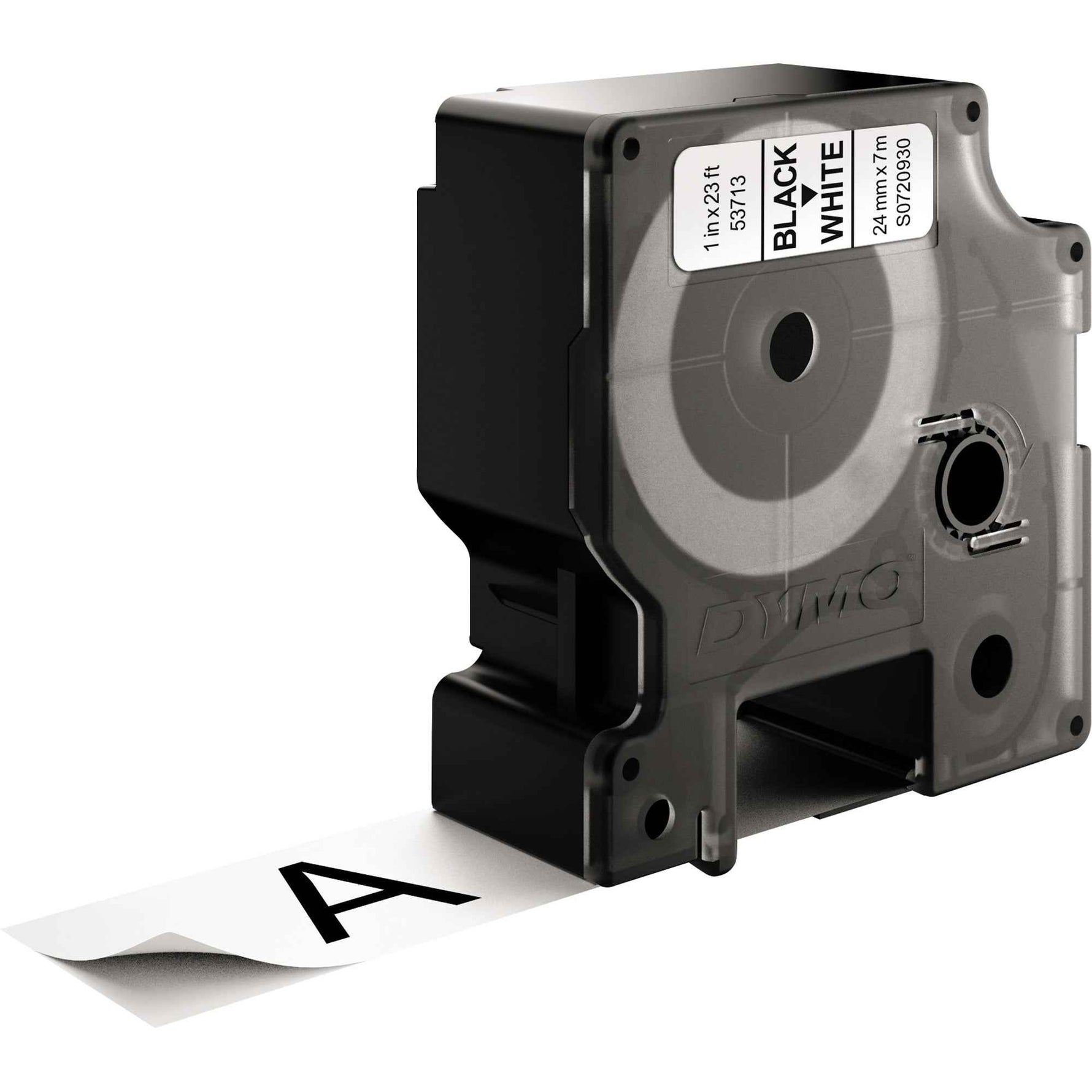DYMO® Schriftbandkassette D1 24 mm x 7 m (B x L) Kunststoff, 100 % recycelt weiß