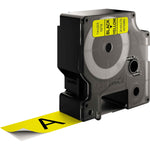 DYMO® Schriftbandkassette D1 24 mm x 7 m (B x L) Kunststoff, 100 % recycelt gelb