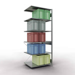 SCHULTE Anbauregal MULTIplus150 6 Fachböden