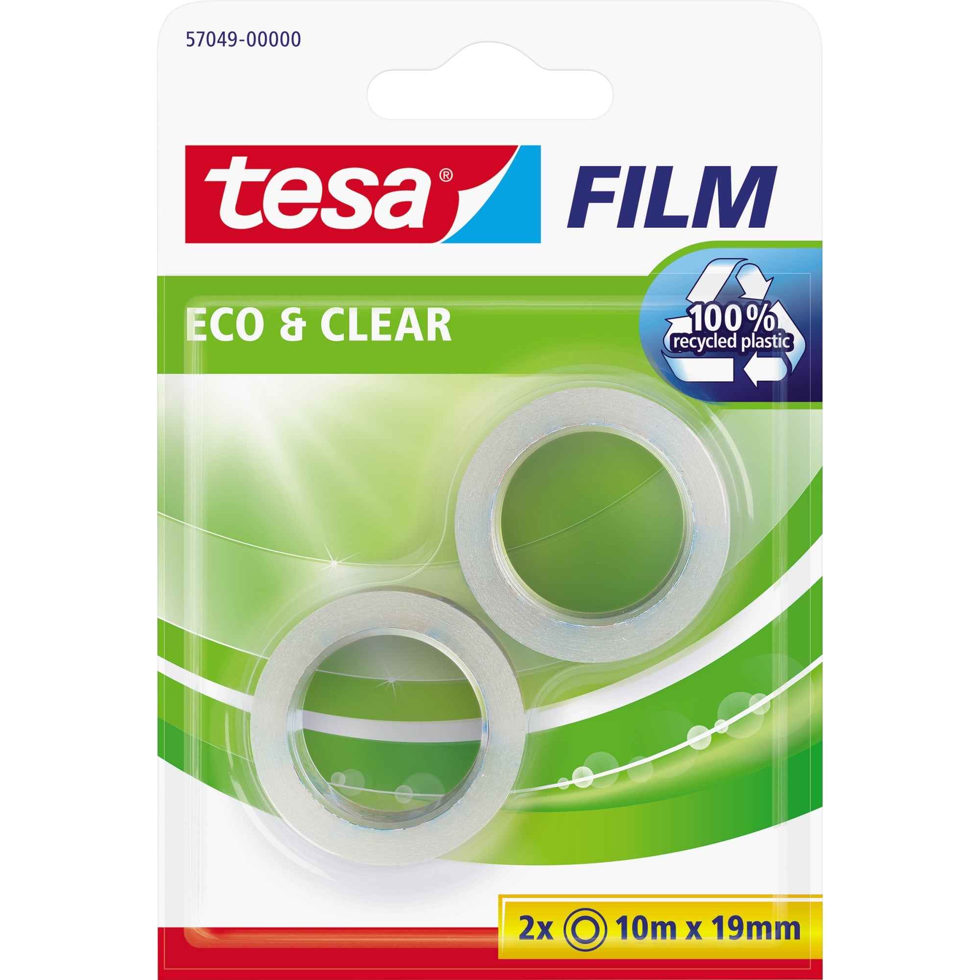 tesa® Klebefilm Eco & Clear 2 St./Pack.