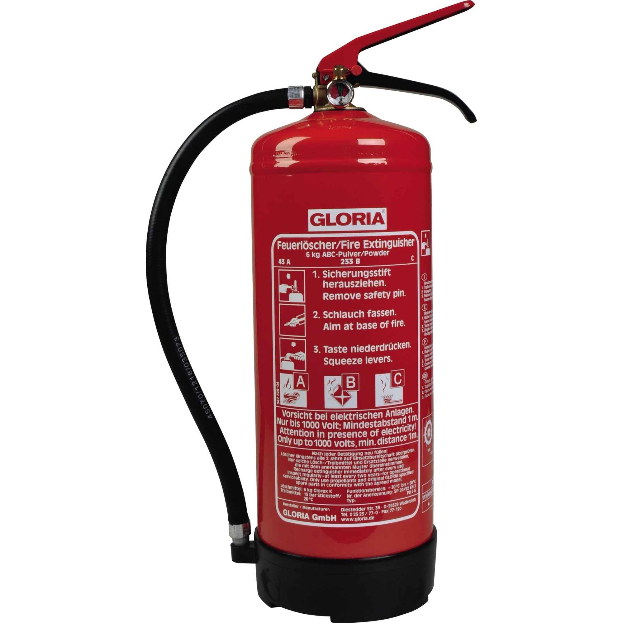 GLORIA Handfeuerlöscher PD 6 G