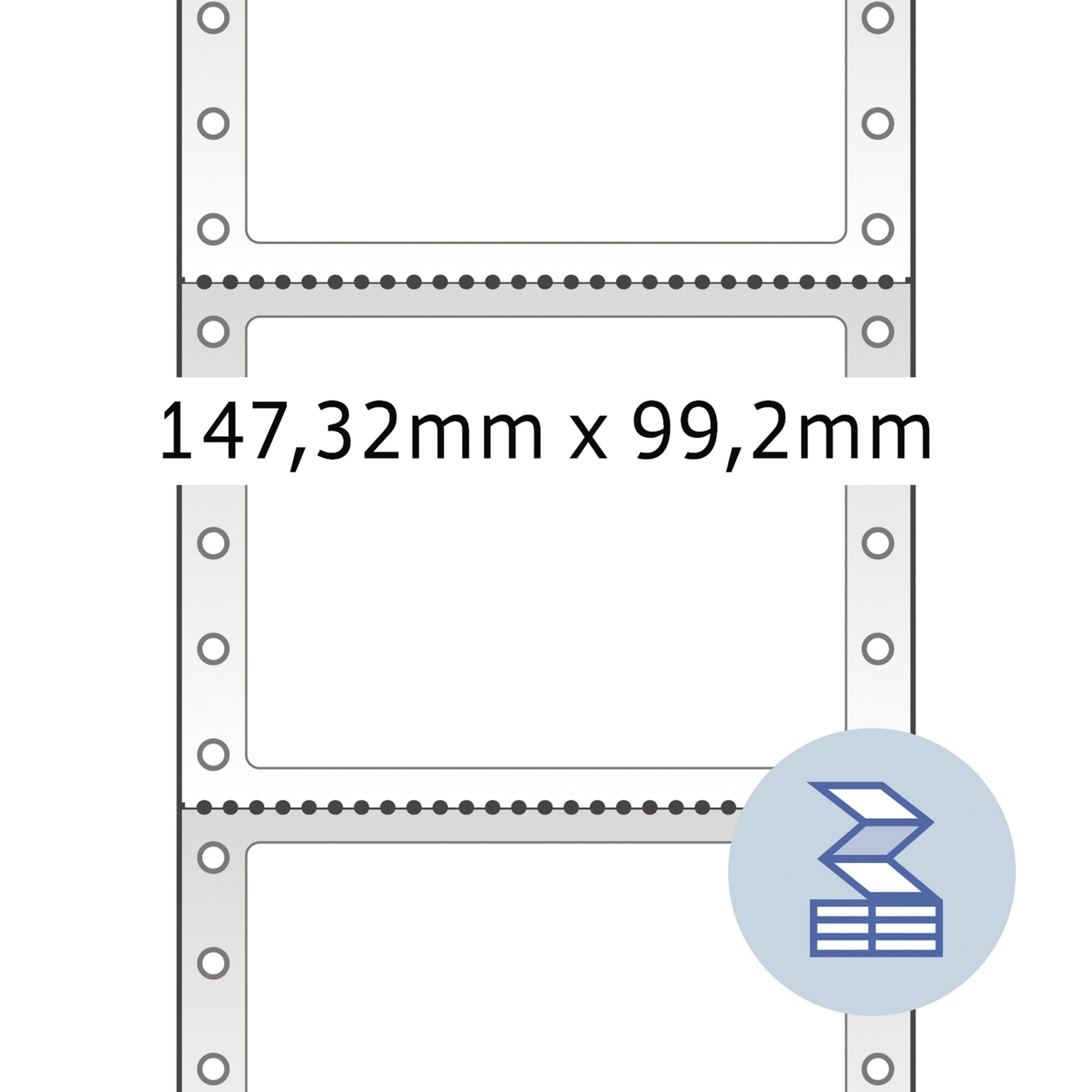 HERMA Endlosetikett 147,3 x 99,2 mm (B x H) - Wiepa Bürofachpartner