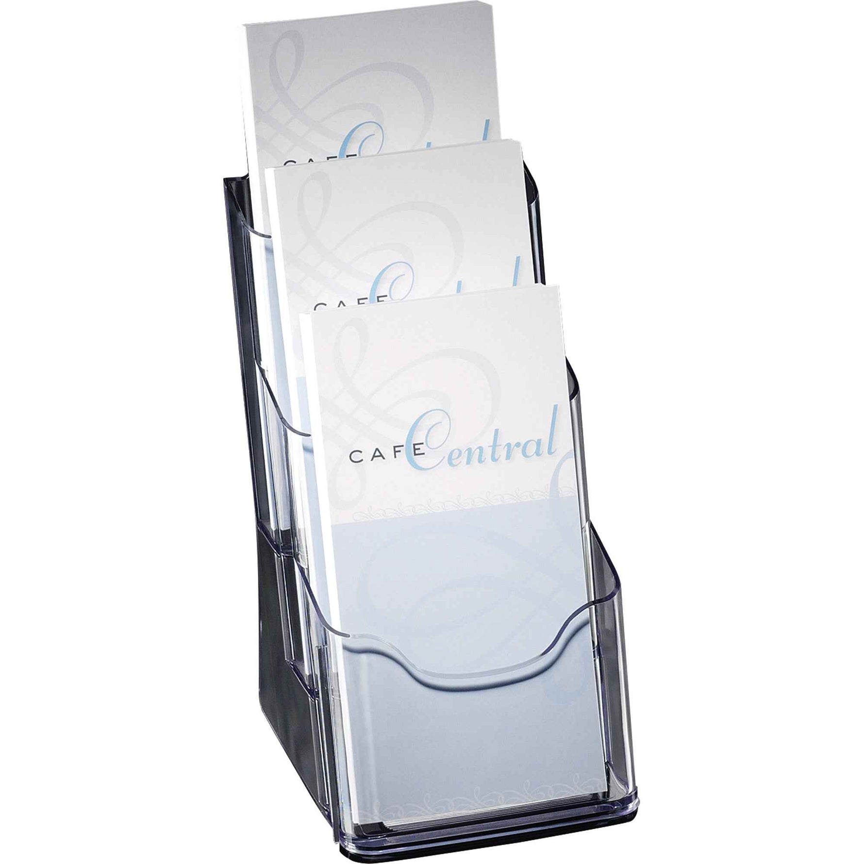 SIGEL Prospekthalter acrylic 3 x DIN lang, DIN A6