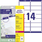Avery Zweckform Adressetikett ultragrip 99,1 x 38,1 mm (B x H)