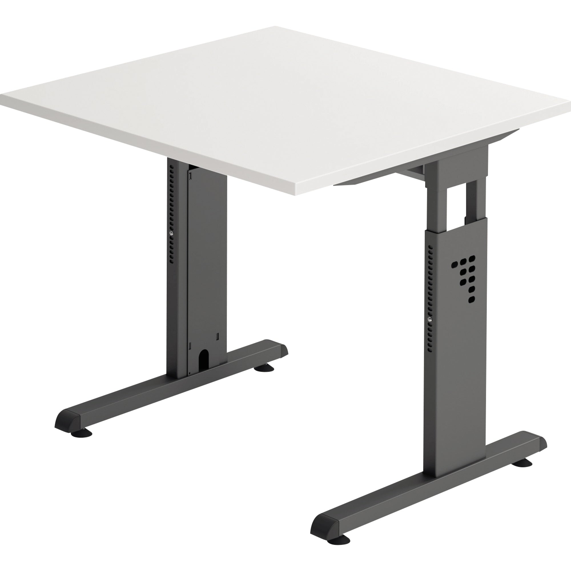 Hammerbacher Schreibtisch O-Serie 800 x 650-850 x 800 mm (B x H x T)
