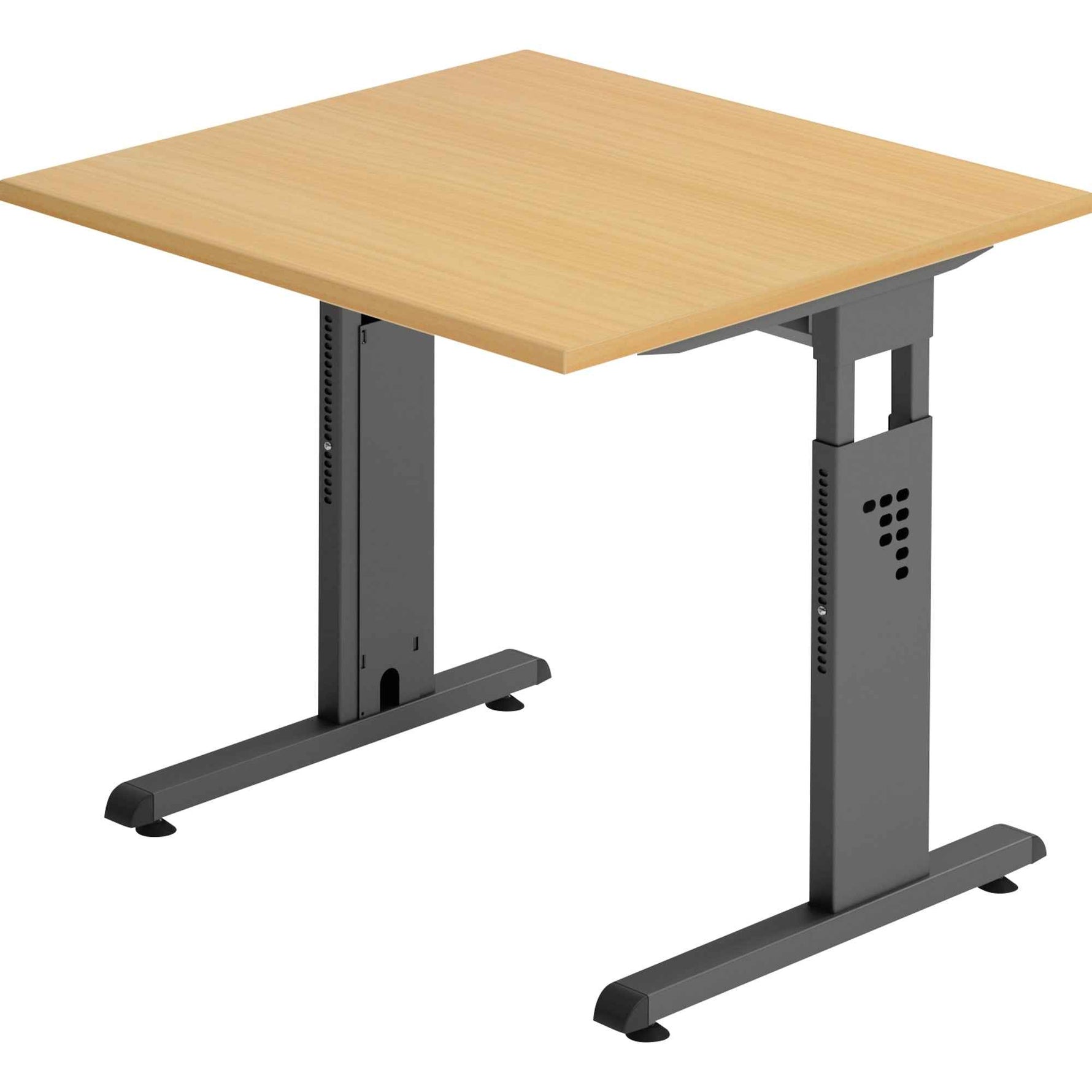 Hammerbacher Schreibtisch O-Serie 800 x 650-850 x 800 mm (B x H x T)