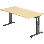 Hammerbacher Schreibtisch O-Serie 1.600 x 650-850 x 800 mm (B x H x T) – Produktbild 5