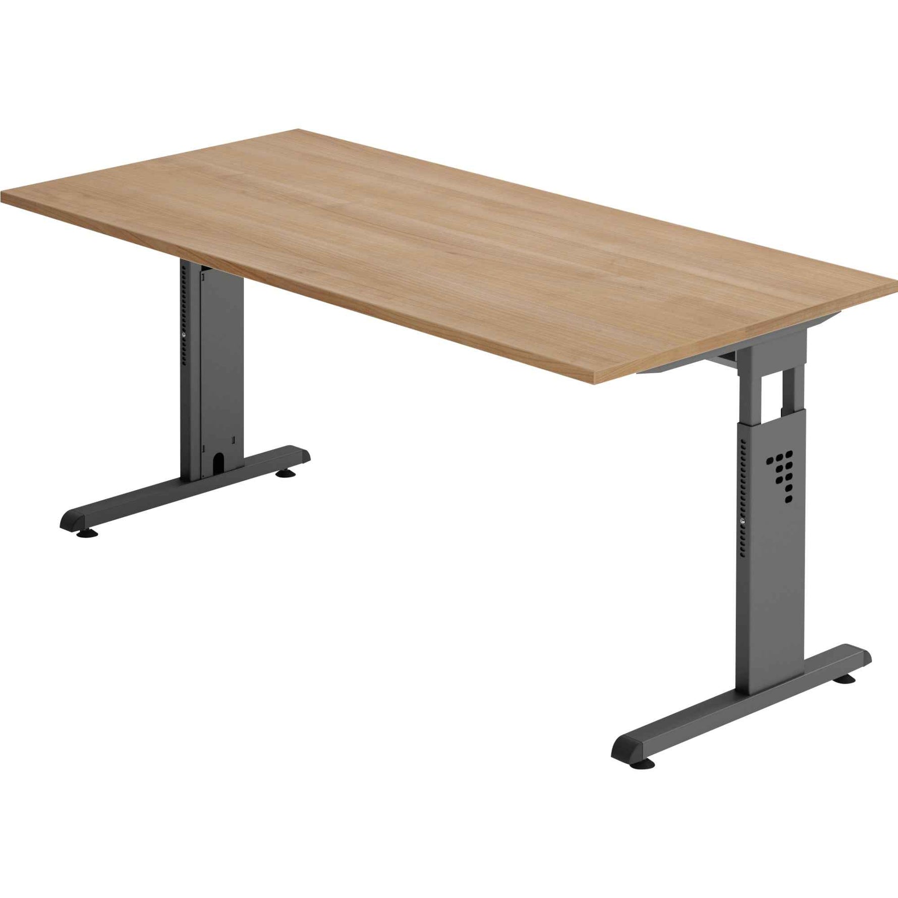 Hammerbacher Schreibtisch O-Serie 1.600 x 650-850 x 800 mm (B x H x T)
