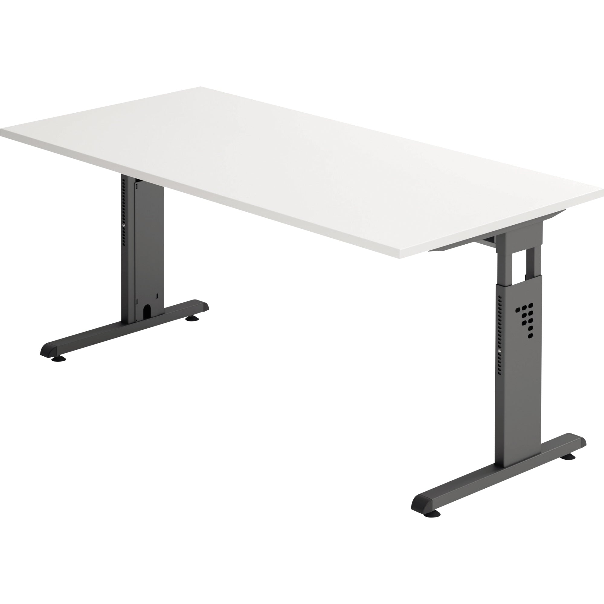 Hammerbacher Schreibtisch O-Serie 1.600 x 650-850 x 800 mm (B x H x T)