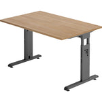 Hammerbacher Schreibtisch O-Serie 1.200 x 650-850 x 800 mm (B x H x T)