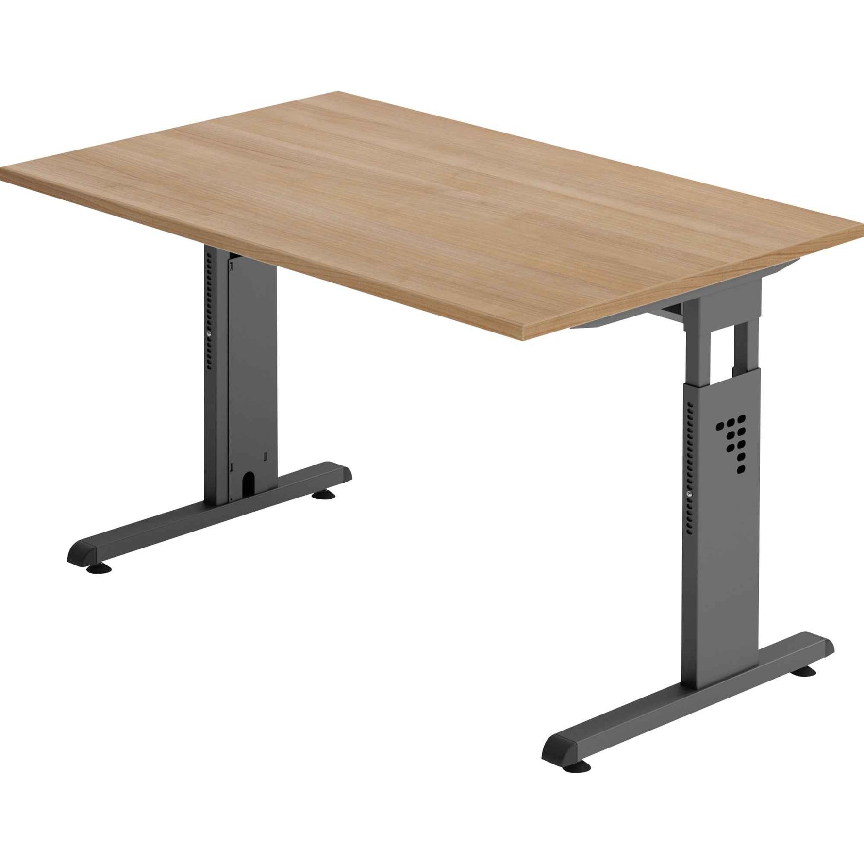 Hammerbacher Schreibtisch O-Serie 1.200 x 650-850 x 800 mm (B x H x T)