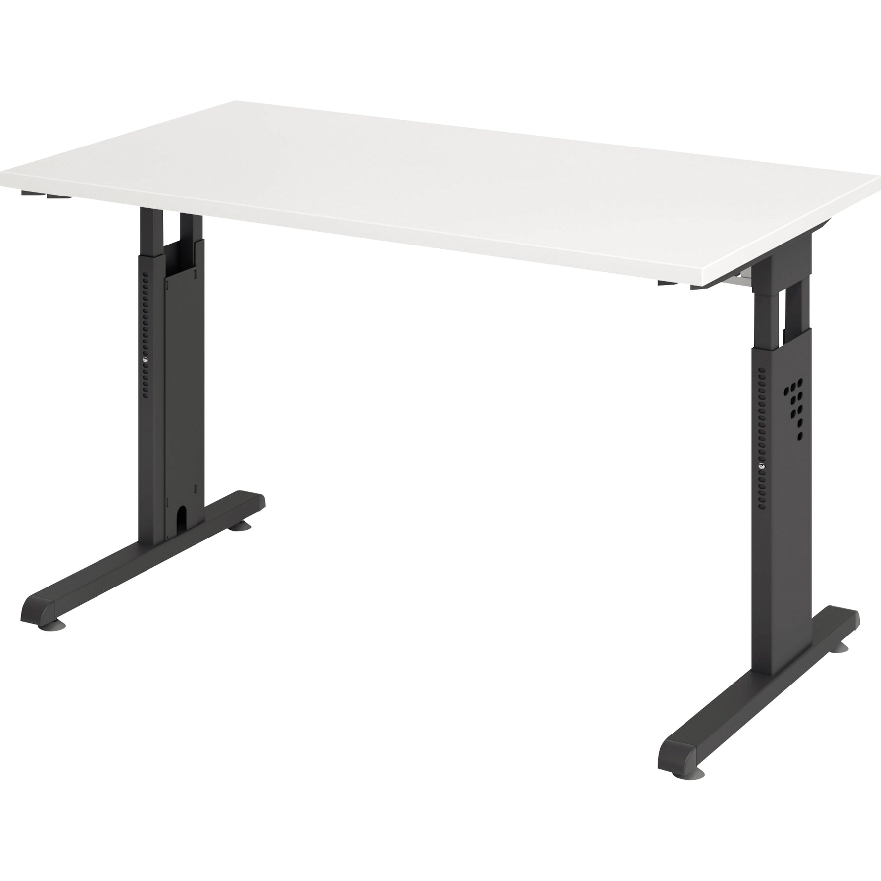 Hammerbacher Schreibtisch O-Serie mini 1.200 x 650-850 x 672 mm (B x H x T)