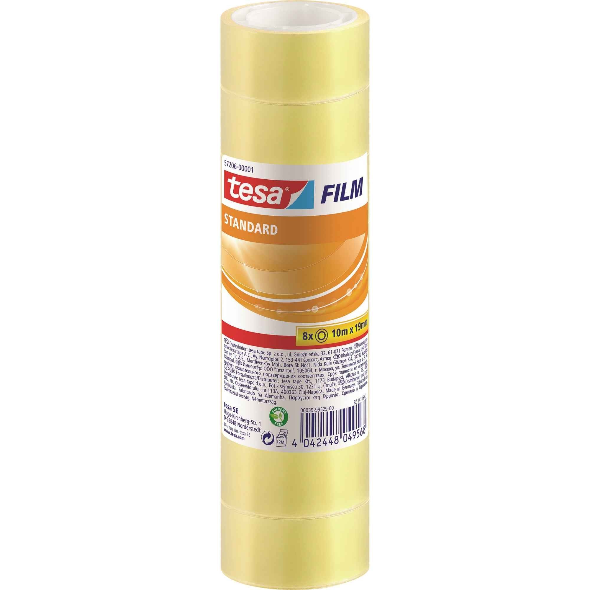 tesa® Klebefilm standard 19 mm x 10 m (B x L) 8 St./Pack.