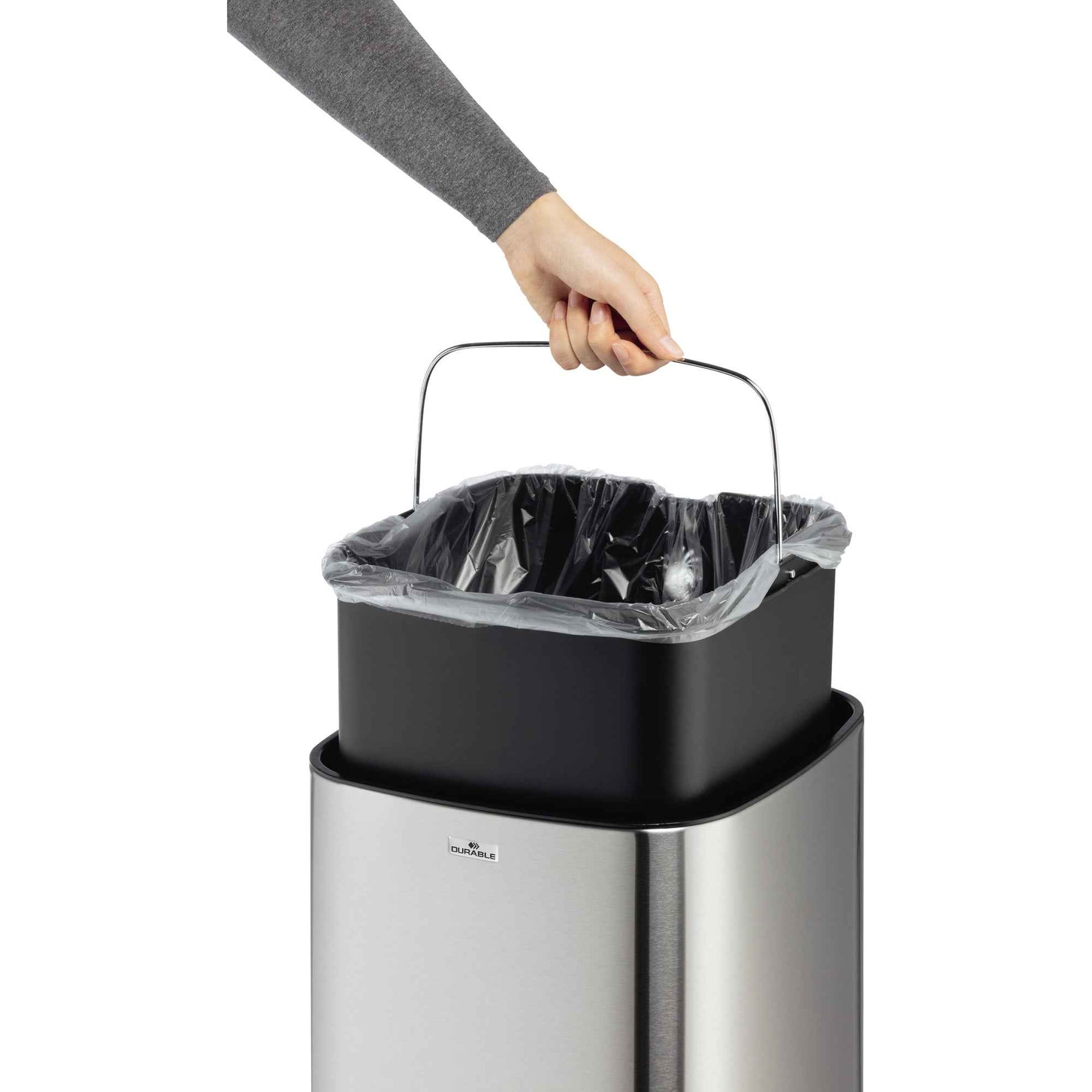 DURABLE Abfalleimer Sensor NO TOUCH 12 l
