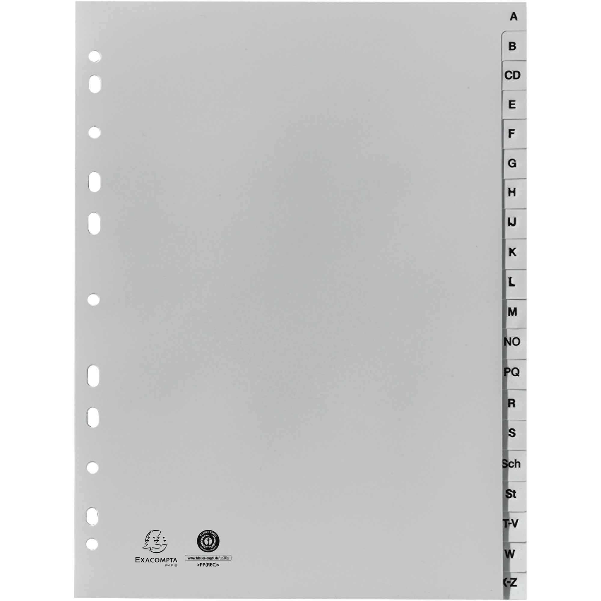 Exacompta A-Z Register Forever® DIN A4 volle Höhe