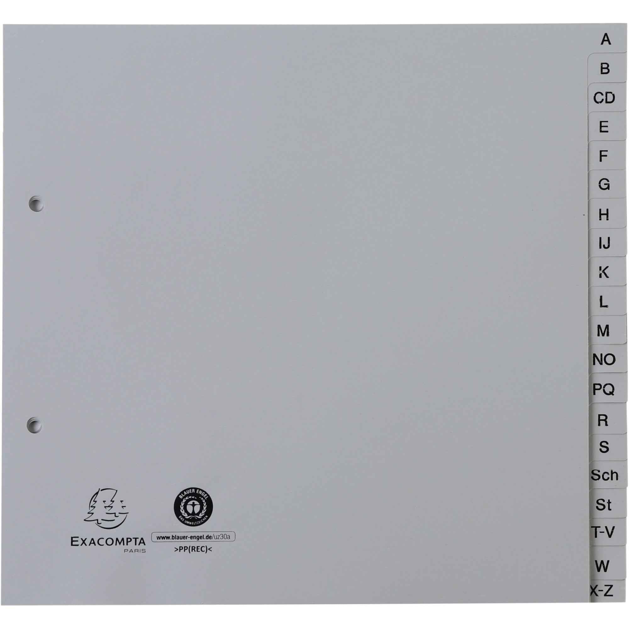 Exacompta A-Z Register Forever® DIN A4 halbe Höhe