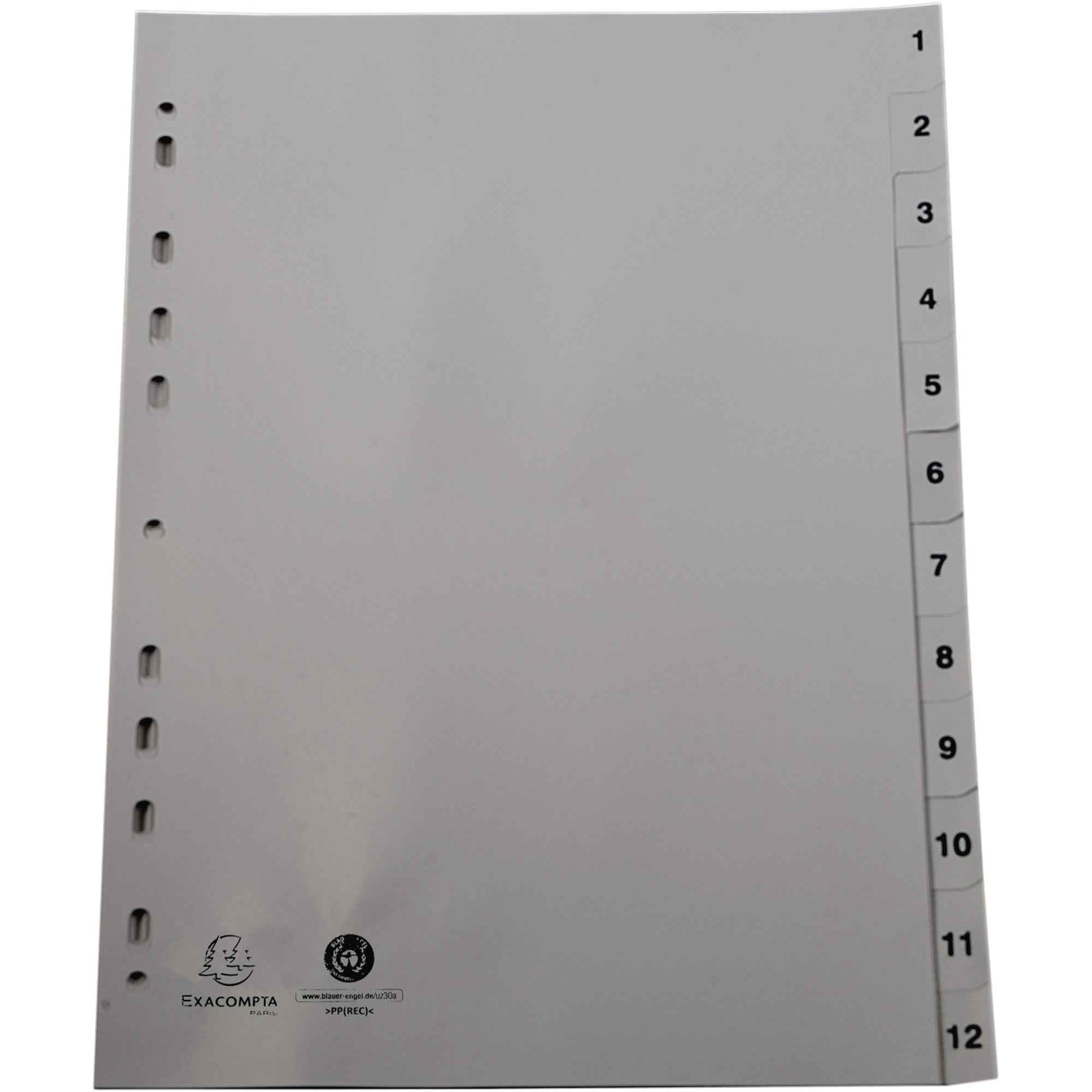 Exacompta Zahlenregister Forever® DIN A4 1-12