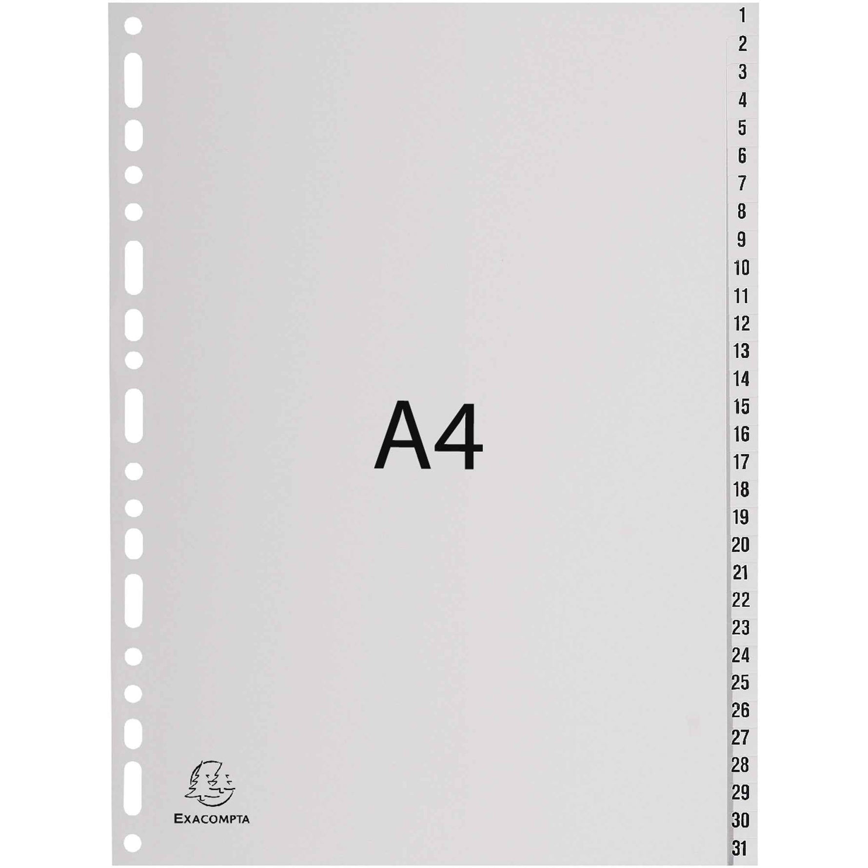 Exacompta Zahlenregister Forever® DIN A4 1-31
