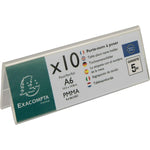 Exacompta Tischnamensschild Office Exacryl DIN A6 quer