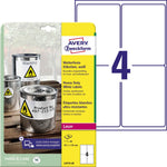 Avery Zweckform Folienetikett 99,1 x 139 mm (B x H)