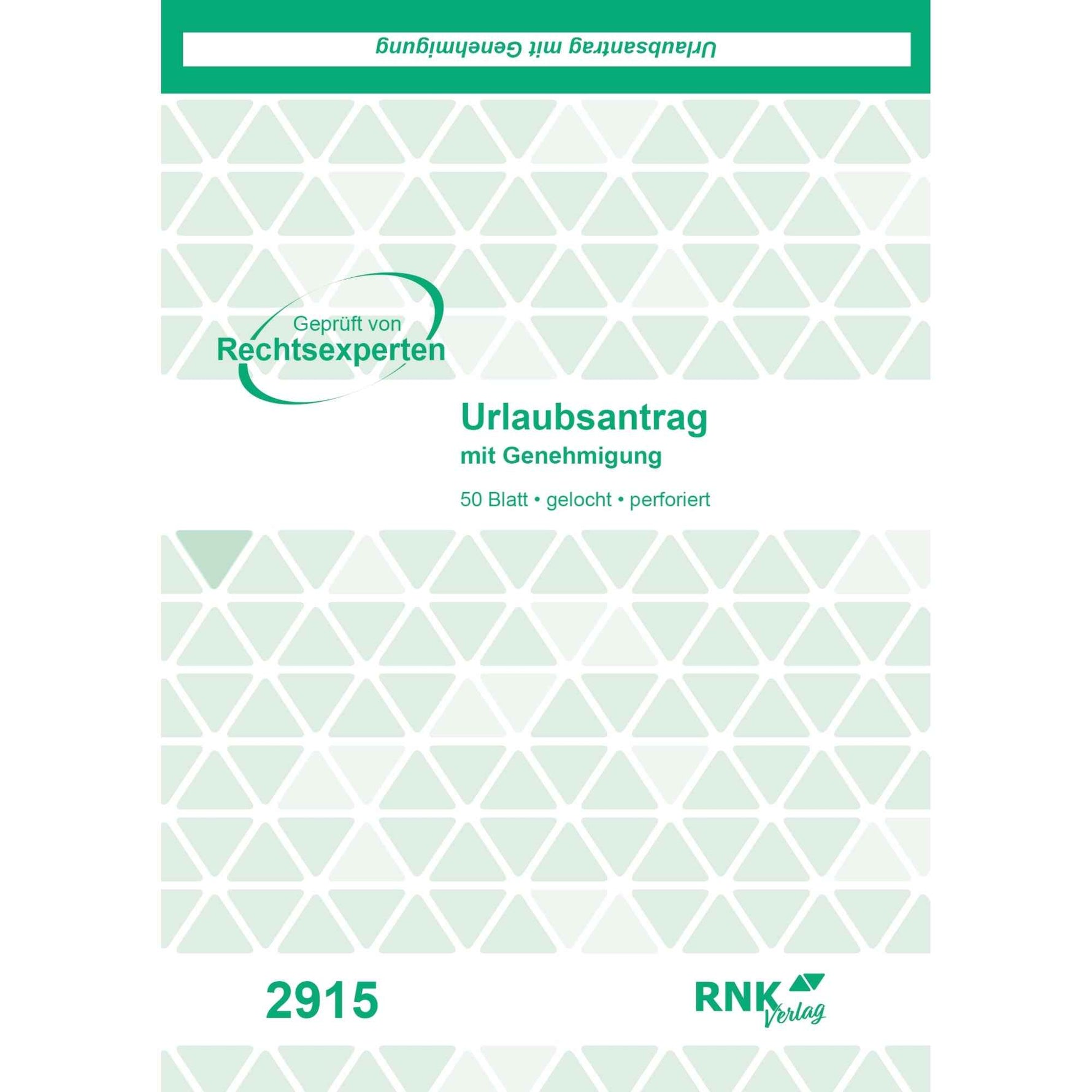 RNK Verlag Urlaubsantrag