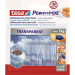 tesa® Haken Powerstrips® transparent XL