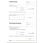 RNK Verlag Urlaubsantrag - Wiepa Bürofachpartner