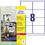 Avery Zweckform Folienetikett 99,1 x 67,6 mm (B x H)