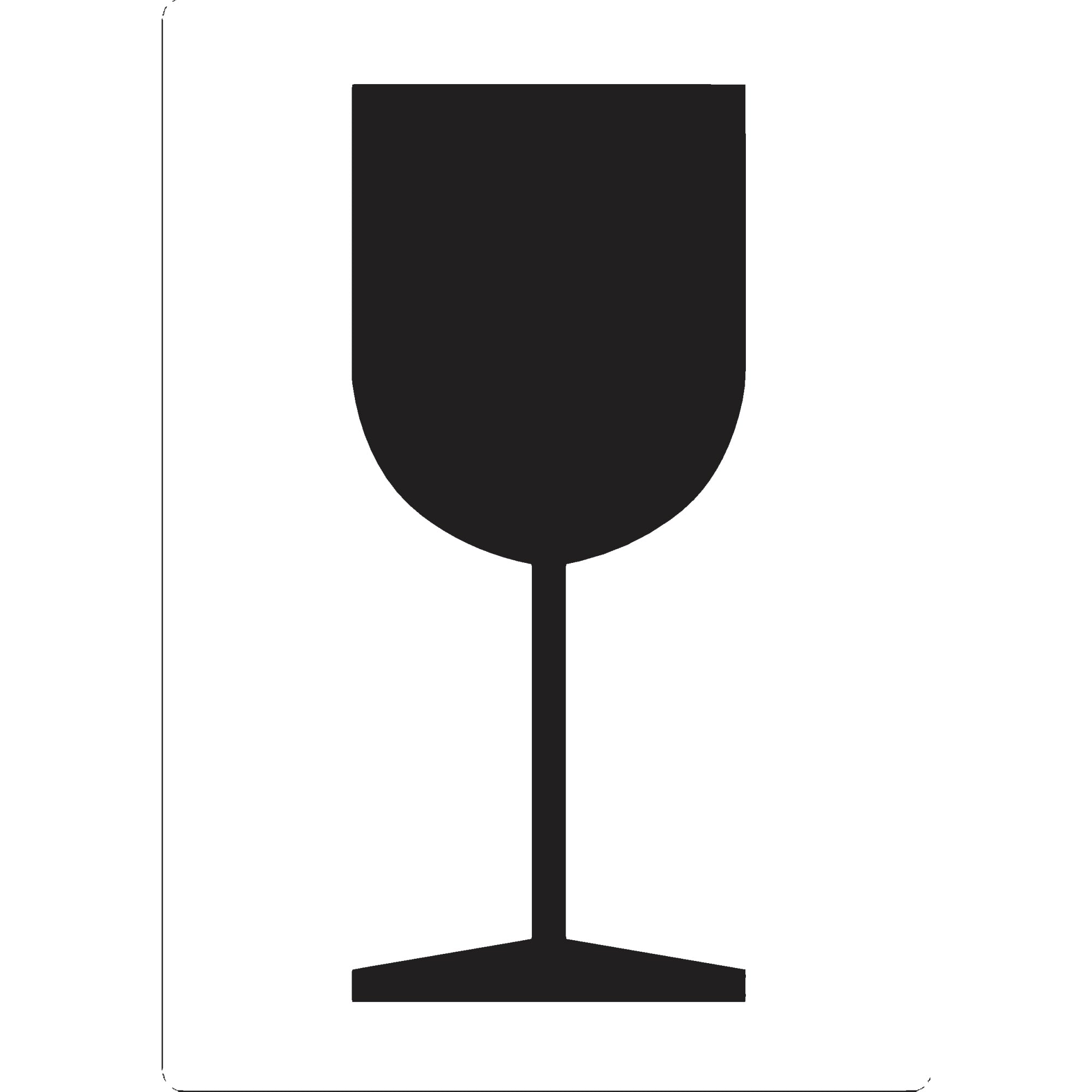 DR-Label Hinweisetikett Zerbrechliche Güter/Glas/Bruchgefahr - Wiepa Bürofachpartner