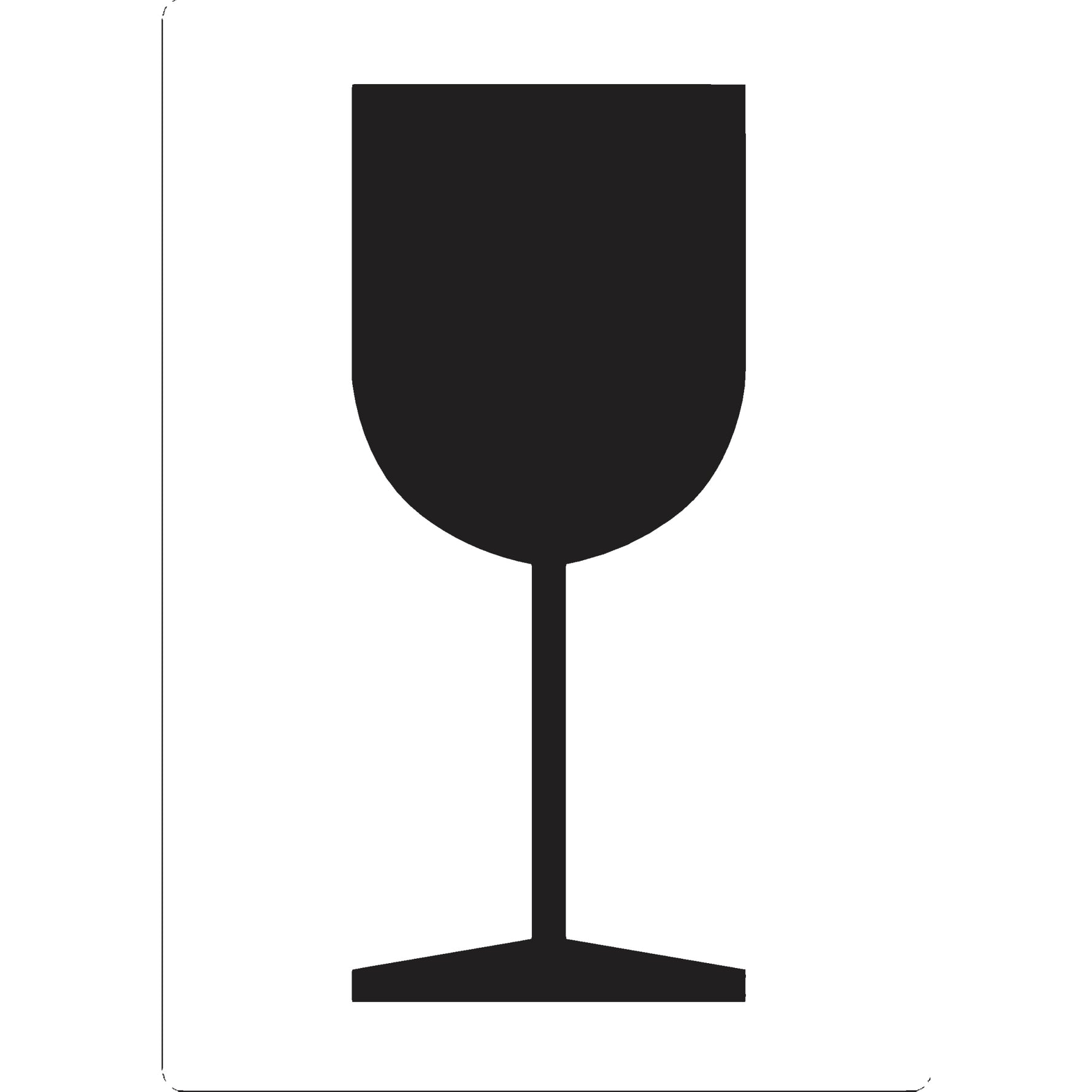 DR-Label Hinweisetikett Zerbrechliche Güter/Glas/Bruchgefahr - Wiepa Bürofachpartner
