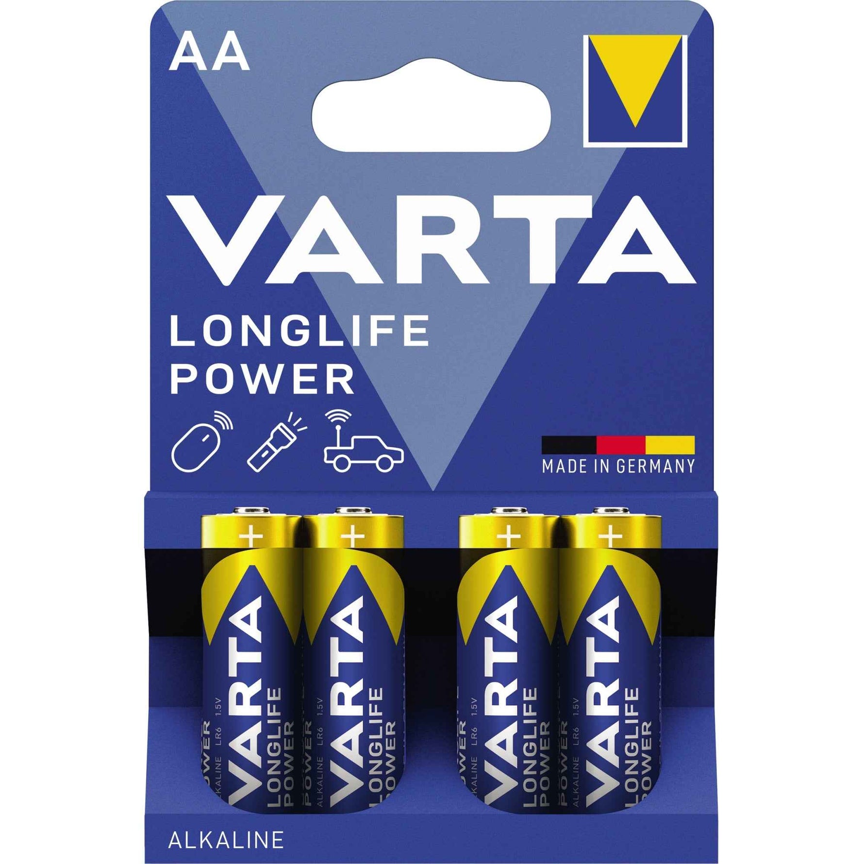 Varta Batterie Longlife Power AA/Mignon 2.970 mAh 4 St./Pack.