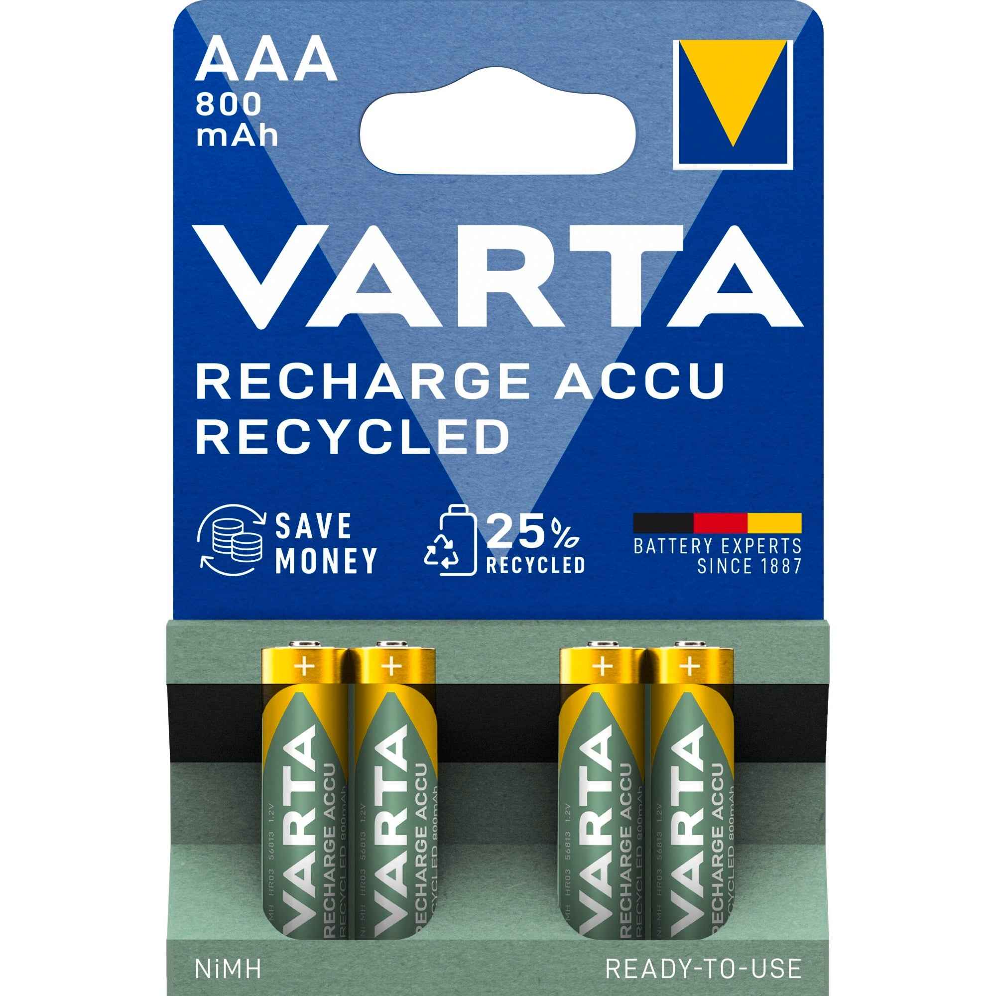 Varta Akku Recycled AAA/Micro