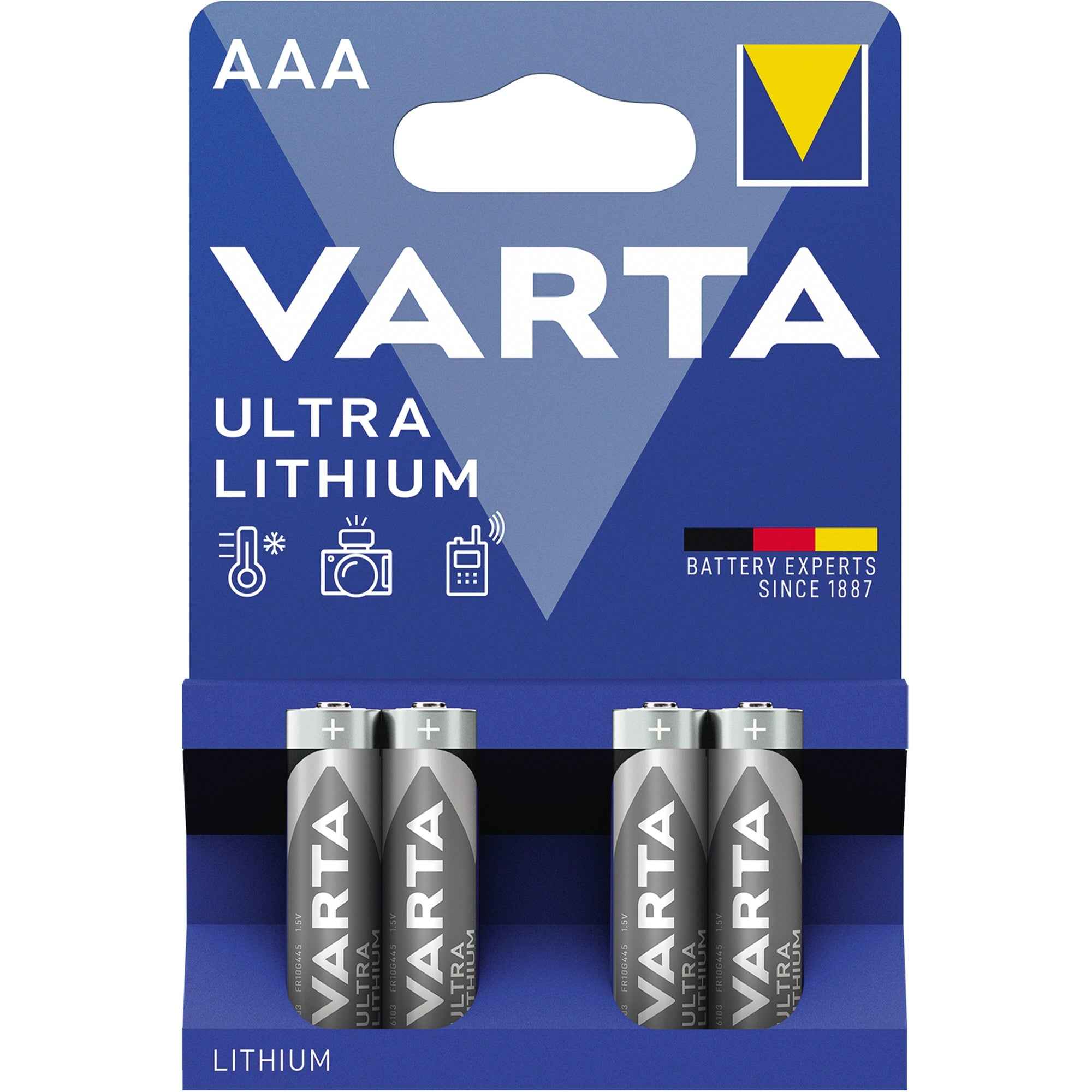 Varta Batterie Ultra Lithium AAA/Micro