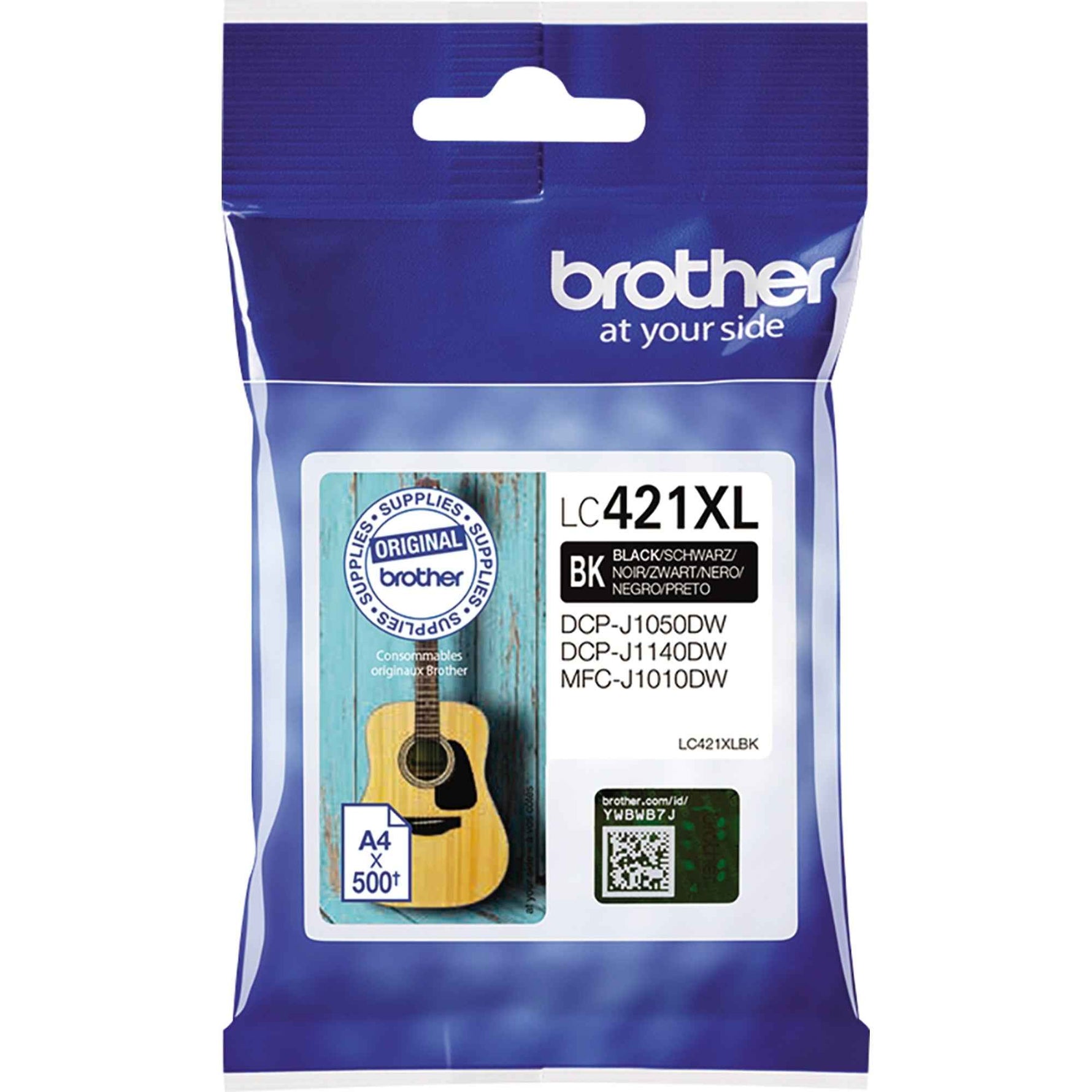 Brother Tintenpatrone LC-421XLBK schwarz